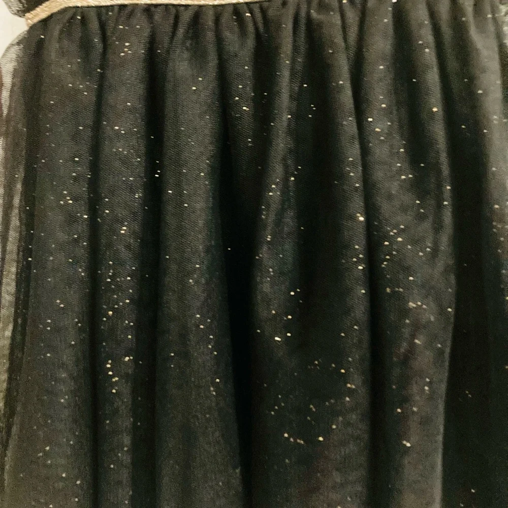 TINY DIVA DRIP: 3T casual dress. Skirt is black with glitter. NWT - Picture 2 of 2